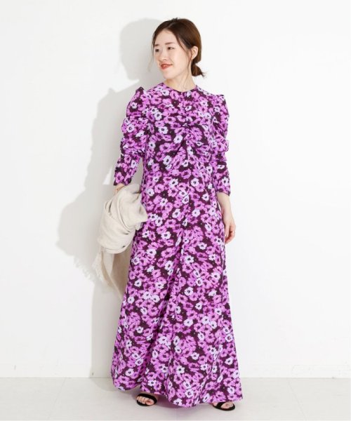 トーンフラワーギャザーワンピース ヴェルメイユ パー イエナ Vermeil Par Iena D Fashion トーンフラワーギャザーワンピース ヴェルメイユ パー イエナ Vermeil Par Iena D Fashion