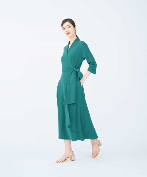 Sybilla The Dress カシュクールストレッチドレス シビラ Sybilla D Fashion