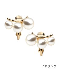 cream dot/クリームドット Cream dot. パールとビジュー3種類から選べるカーブラインピアス/イヤリング/503911434