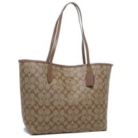 COACH/コーチ トートバッグ アウトレット シグネチャー ベージュ ブラウン レディース COACH 5696 IME74/503911599