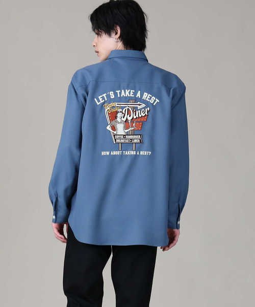 バックナンバー 刺繍ビッグシルエットシャツ Back Number Back Number D Fashion バックナンバー 刺繍ビッグシルエットシャツ Back Number Back Number D Fashion