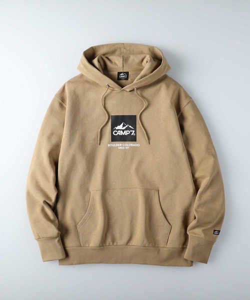 キャンプ7 ボックスロゴプリントパーカー Camp7 Camp7 D Fashion キャンプ7 ボックスロゴプリントパーカー Camp7 Camp7 D Fashion