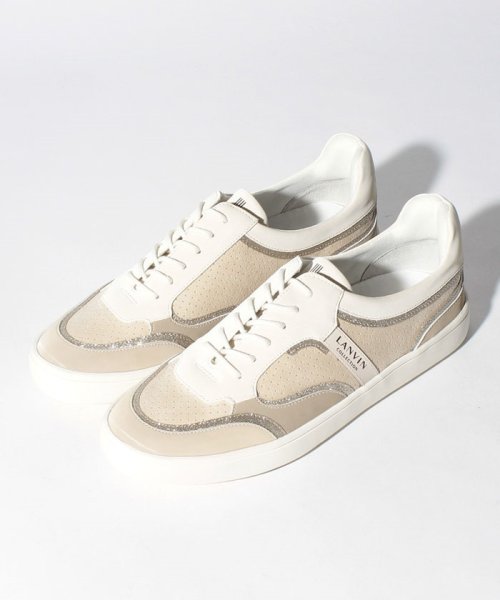 パンチングレースアップスニーカー ランバンコレクション シューズ Lanvincollection Shoes D Fashion