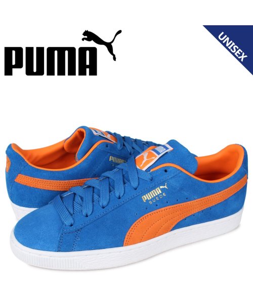 プーマ Puma スウェード チームス スニーカー メンズ レディース スエード Nba ニューヨーク ニックス Suede Teams ブルー プーマ Puma D Fashion