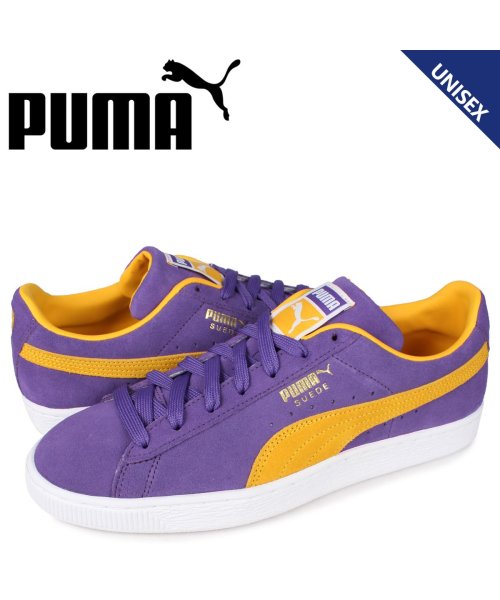 プーマ Puma スウェード チームス スニーカー メンズ レディース スエード Nba ロサンゼルス レイカーズ Suede Teams パープル プーマ Puma D Fashion