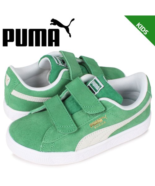 プーマ Puma スウェード チームス V Ps スニーカー キッズ スエード Nba ボストン セルティックス Suede Teams V Ps グリーン 3 プーマ Puma D Fashion