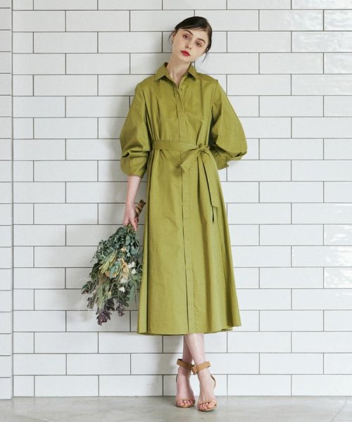 セール Ined Claro タイプライターシャツワンピース クリアインプレッション Clear Impression D Fashion