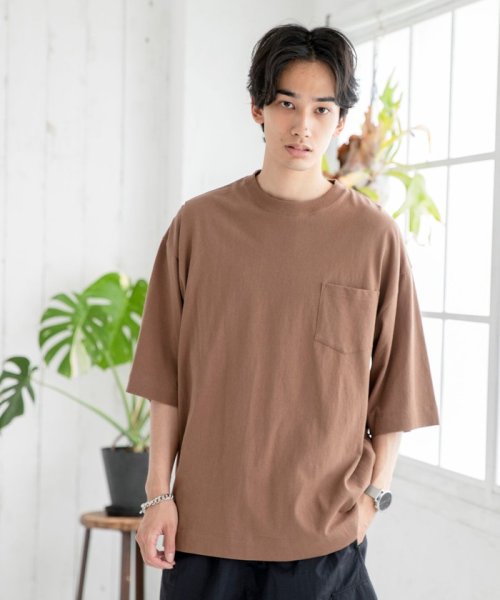 セール50 Off Usaコットンリラックスシルエットポケットtシャツ コーエン Coen D Fashion