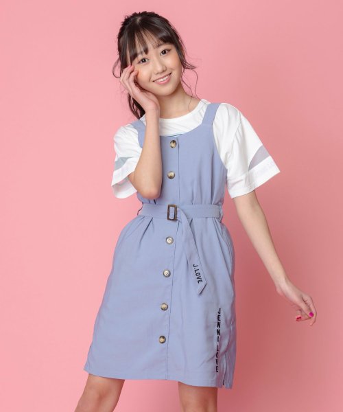 前ボタンベルト付きキャミワンピ ジェニィラブ Jenni Love D Fashion