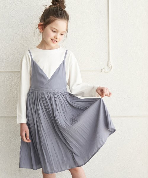 Kids リンクコーデ カシュクールプリーツキャミワンピース ロぺピクニックキッズ Rope Picnic Kids D Fashion Kids リンクコーデ カシュクールプリーツキャミワンピース ロぺピクニックキッズ Rope Picnic Kids D Fashion