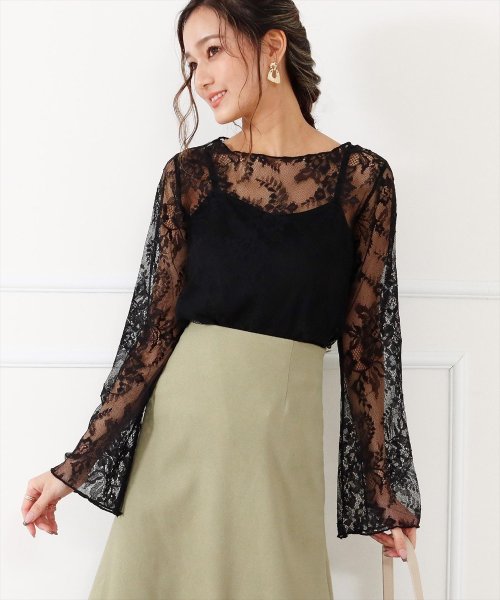 インナー付き総レーストップス チル Chille D Fashion インナー付き総レーストップス チル Chille D Fashion