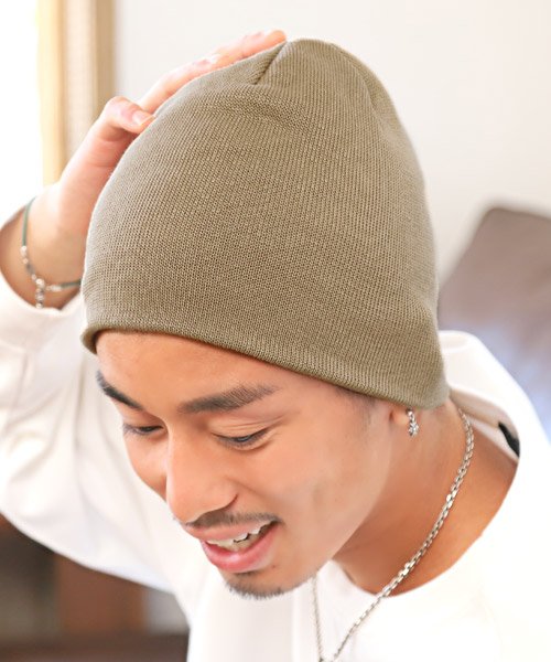 セール Off シングルワッチニット帽 ニット帽 メンズ ワッチ ビーニー ニットキャップ シングル 日本製 ラグスタイル Luxstyle D Fashion