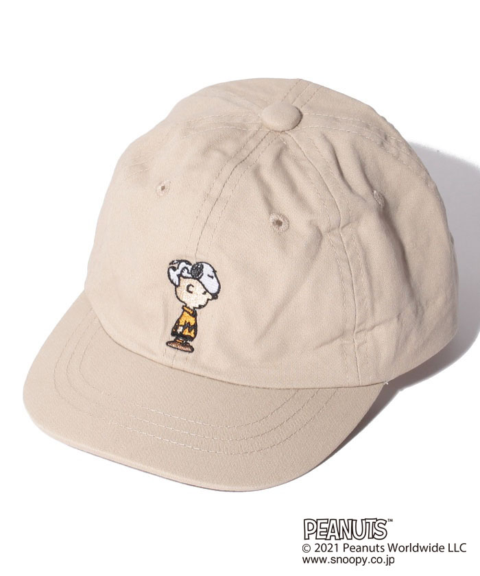 セール】【PEANUTSコラボ】 スヌーピー刺しゅうキャップ セール】【PEANUTSコラボ】 スヌーピー刺しゅうキャップ