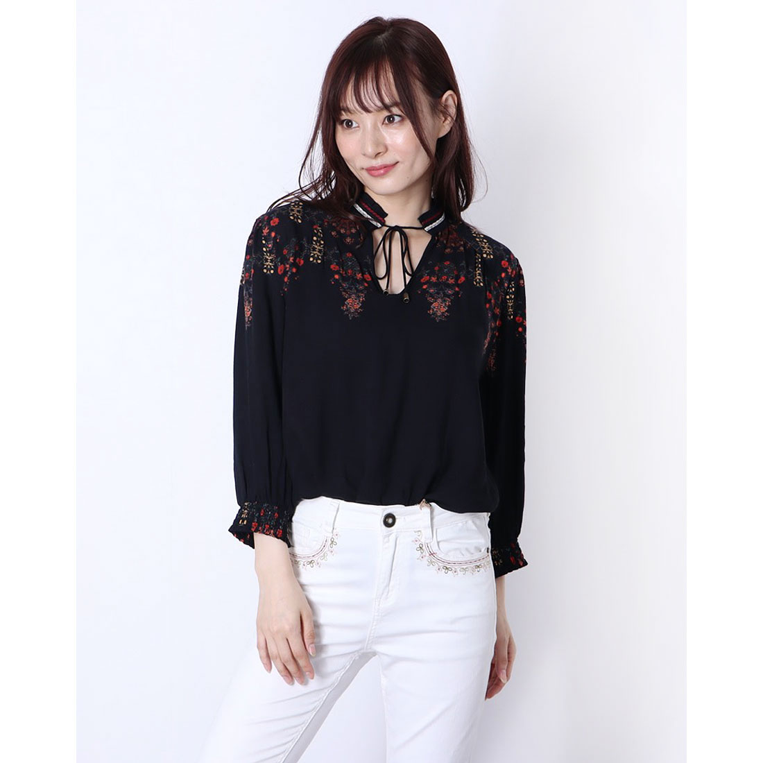 デシグアル Desigual シャツ3/4袖