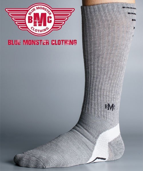 セール7 Off Bmc Blue Monster Clothing 抗菌消臭 疲労軽減 高機能ロングソックス スポーツ バイク 作業着 マルカワ Marukawa D Fashion