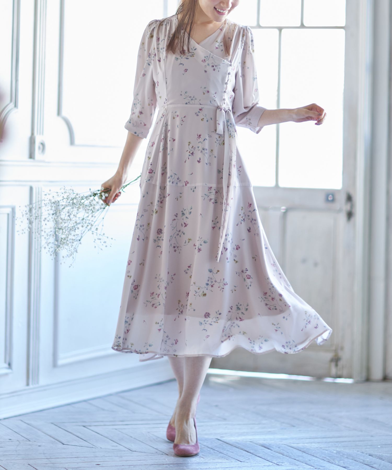 She's Closet（シーズクローゼット）の「チュールフリルビスチェ