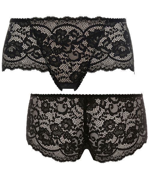 クラシカルレース ボーイズレングス ブラック Amo S Style By Triumph アモスタイルバイトリンプ ショーツ クラシカルレース ボーイズレングス ブラック Amo S Style By Triumph アモスタイルバイトリンプ ショーツ