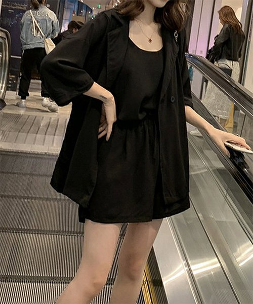 セール ルームウェア3点セット 部屋着 キャミソール パンツ シンプル カジュアル レディース アミュレット Amulet D Fashion セール ルームウェア3点セット 部屋着 キャミソール パンツ シンプル カジュアル レディース アミュレット Amulet D Fashion