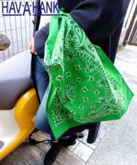 HAVAHANK/HAV A HANK PAISLEY BANDANA ECO BAG/503661897