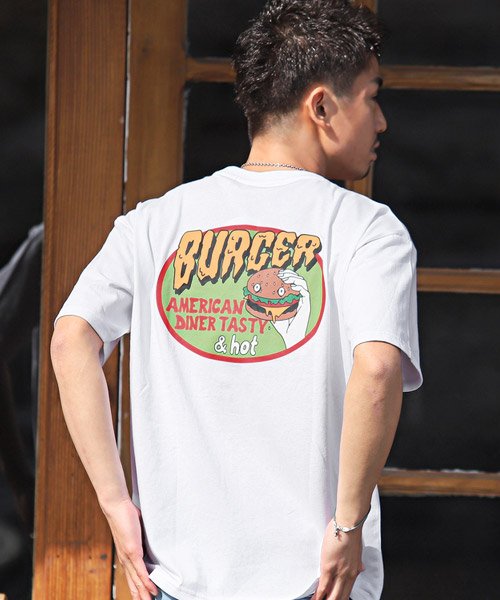 セール 米綿天竺レトロイラストバックプリントtシャツ Tシャツ メンズ 半袖 バックプリント 刺繍 米綿 イラスト プリント ラグスタイル Luxstyle D Fashion セール 米綿天竺レトロイラストバックプリントtシャツ Tシャツ メンズ 半袖 バックプリント 刺繍 米綿 イラスト プリント ラグスタイル Luxstyle D Fashion