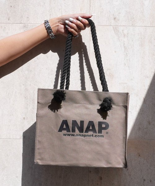 クーポン セール45 Off Anapロゴキャンバスミニトートバッグ アナップ Anap D Fashion