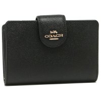 COACH/コーチ アウトレット 二つ折り財布 ブラック レディース COACH 6390 IMBLK/503937903