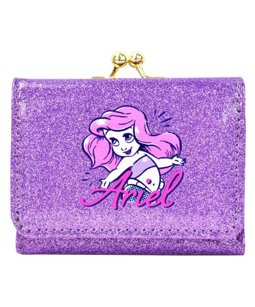 ディズニー 財布 サイフ 折財布 リトルマーメイド アリエル ラメ グリッター 三つ折り財布 がま口財布 合成皮革 フェイクレザー キャラクター 可愛い かわい ランナー Runner D Fashion ディズニー 財布 サイフ 折財布 リトルマーメイド アリエル ラメ グリッター 三つ折り財布 がま口財布 合成皮革 フェイクレザー キャラクター 可愛い かわい ランナー Runner D Fashion