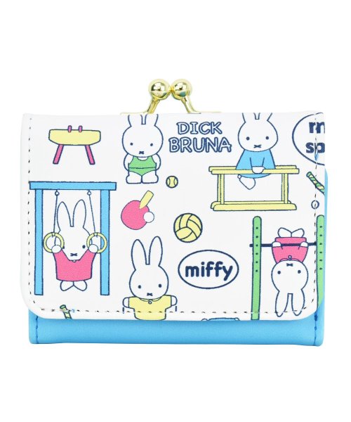 ミッフィー 財布 サイフ 折財布 レディース 女子 ミッフィー スポーツ 3つ折り 小銭入れ がま口 キャラクター ブランド おしゃれ オシャレ 可愛い かわい ランナー Runner D Fashion