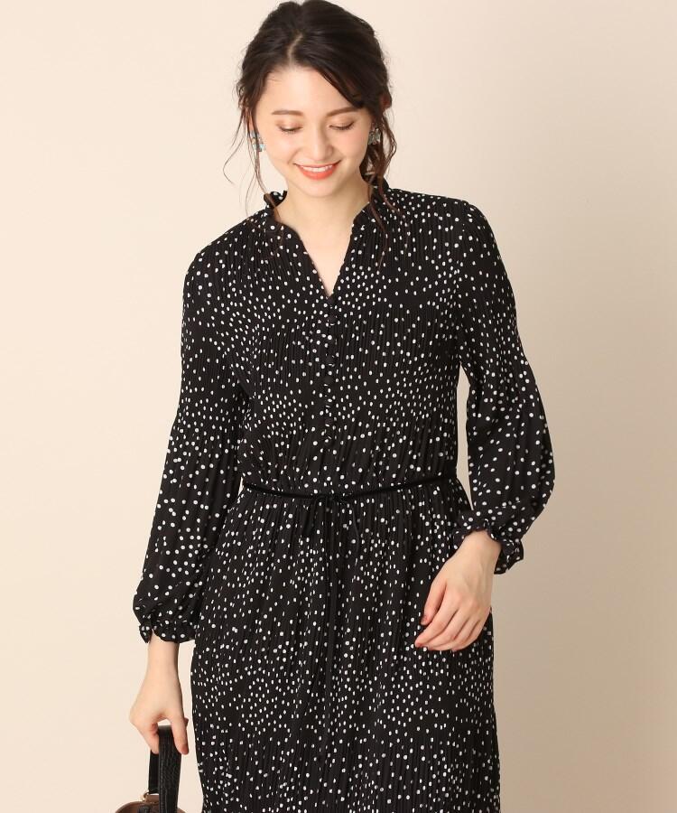 【anatelier】アナトリエ　トラッカーツイルワンピース　ネイビー　新品 楽天市場】◇クリアツイルワンピース ADORE アドーア ワンピース