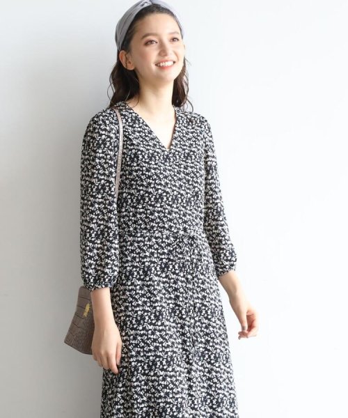 セール 50 Off 手洗い可 カシュクールプリントワンピース アナトリエ Anatelier D Fashion セール 50 Off 手洗い可 カシュクールプリントワンピース アナトリエ Anatelier D Fashion