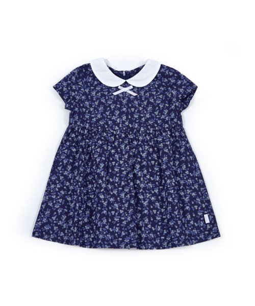 クーポン セール 60 Off タナローン フラワー プリント リボン 付き ワンピース 80 100cm ベベ Bebe D Fashion