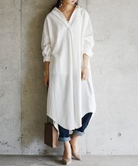 and it_/【and it_】選べる2type!スキッパー＆ベーシック 長袖ロングシャツワンピース【M】【L】レディース ワンピース 春夏秋 オフ カーキ チャコール /503107283