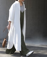 and it_/アンドイット and it_ 【and it_】選べる2type!スキッパー＆ベーシック 長袖ロングシャツワンピース【M】【L】レディース ワンピース 春夏秋 /503107283