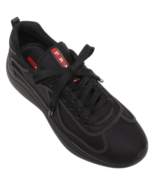 セール24 Off プラダ スニーカー 靴 シューズ バイク ブラック メンズ Prada 4e3390 18l F0002 プラダ Prada D Fashion
