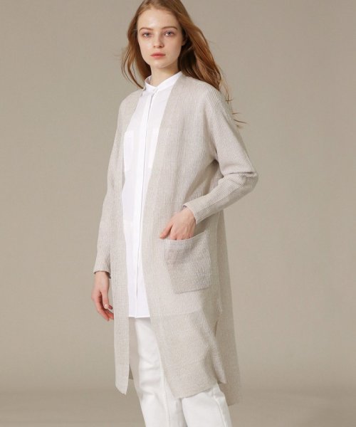 グレーズ麻ニットロングカーディガン Mackintosh London レディース Mackintosh London D Fashion グレーズ麻ニットロングカーディガン Mackintosh London レディース Mackintosh London D Fashion