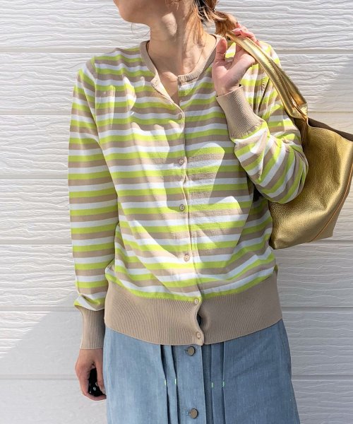 Uvカットマルチボーダーカーディガン キュー Q D Fashion Uvカットマルチボーダーカーディガン キュー Q D Fashion