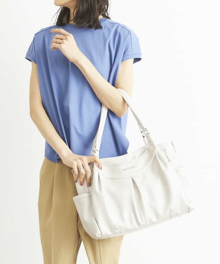 セール 50%OFF】【2WAY】フェイクレザートートバッグ(503951406