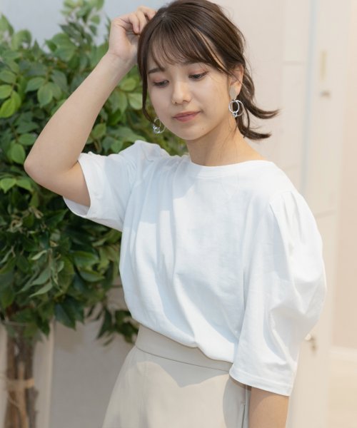 セール43 Off パワーショルダーtシャツ インナー半袖 カットソー トップス Tシャツ パワショル パフスリーブパフ 7 5 分 袖 涼しい 夏 コットン 綿 100 アドティエ Ad Thie D Fashion セール43 Off パワーショルダーtシャツ インナー半袖 カットソー トップス Tシャツ パワショル パフスリーブパフ 7 5 分 袖 涼しい 夏 コットン 綿 100 アドティエ Ad Thie D Fashion