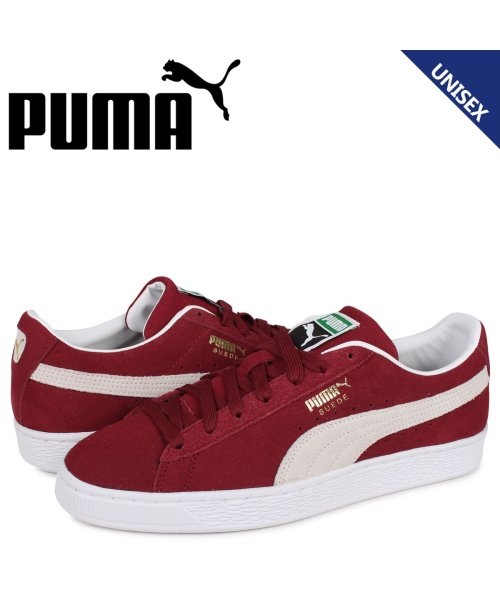 プーマ Puma スウェード クラシック スニーカー メンズ レディース スエード Suede Classic 21 ワイン レッド 06 プーマ Puma D Fashion