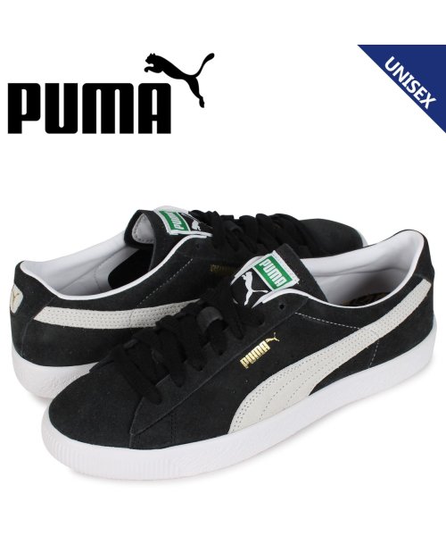 プーマ Puma スウェード ヴィンテージ スニーカー メンズ レディース スエード Suede Vintage ブラック 黒 05 プーマ Puma D Fashion