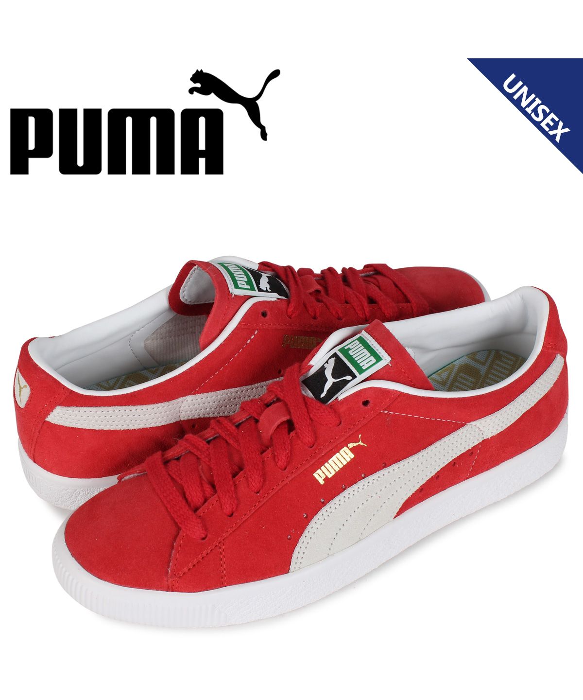 プーマ PUMA スウェード ヴィンテージ スニーカー メンズ レディース スエード SUEDE VINTAGE レッド  374921－06(503845747) | プーマ(PUMA) - d fashion