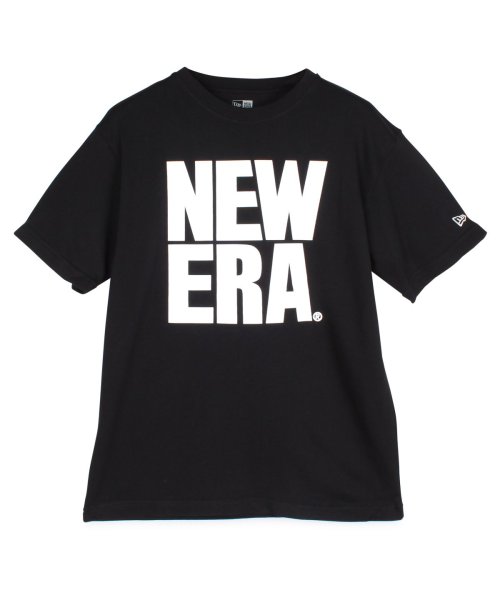 ニューエラ New Era Tシャツ 半袖 メンズ レディース クルーネック Ss Cotton Tee Sqne ブラック ホワイト 黒 白 ニューエラ Newera D Fashion