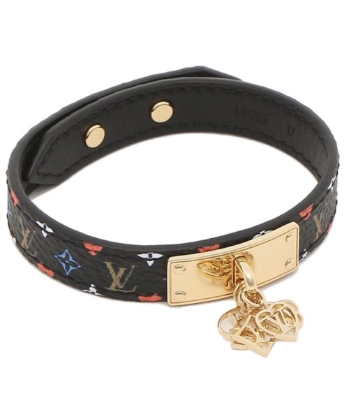 ルイヴィトン ブレスレット バングル アクセサリー ブラスレ ゲーム オン モノグラム ブラック ゴールド レディース Louis Vuitton Mp285f ルイ ヴィトン Louis Vuitton D Fashion