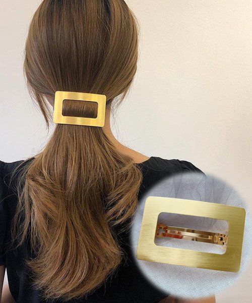 ヘアアクセ ヘアクリップ まとめ髪 ゴールド 簡単 大流行 レディース 通販