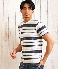 VICCI/Tシャツ メンズ 半袖 ブランド カットソー おしゃれ ボーダー柄 ボーダーTシャツ 裏毛 クルーネック 半袖Tシャツ トップス グレー ネイビー ホワイト レ/503958879