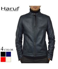 Haruf/ハルフ Haruf 本革 レザージャケット ライダースジャケット 革ジャン メンズ シングルライダース シンプル おしゃれ 秋冬 春 メンズアウター RS2/503958964
