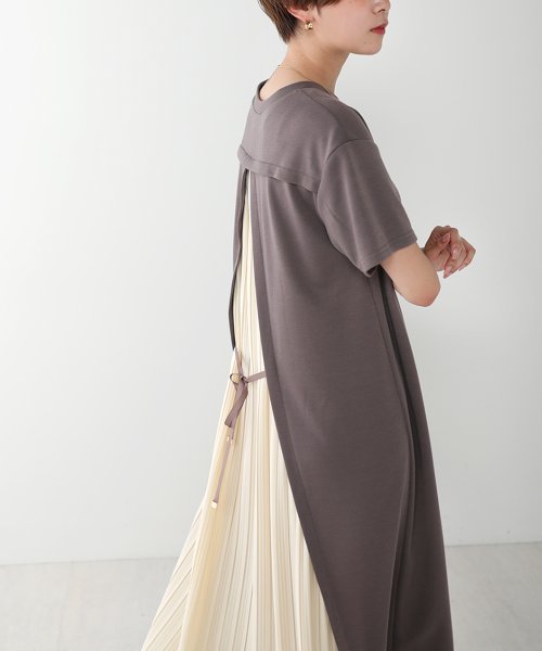 セール 50 Off バックプリーツリボンワンピース ブージュルード Bou Jeloud D Fashion