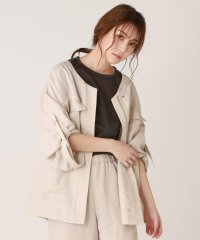 セール73 Off 洗濯機で洗える レーヨンリネンクロスバイオジャケット ドロワット ロートレアモン Droite Lautreamont D Fashion