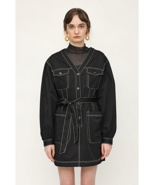 セール55 Off Front Button Puff Sleeve S ワンピース スライ Sly D Fashion セール55 Off Front Button Puff Sleeve S ワンピース スライ Sly D Fashion