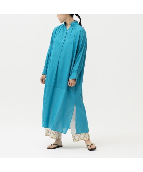 カディコットンシャツワンピース ハウス オブ ロータス House Of Lotus D Fashion カディコットンシャツワンピース ハウス オブ ロータス House Of Lotus D Fashion